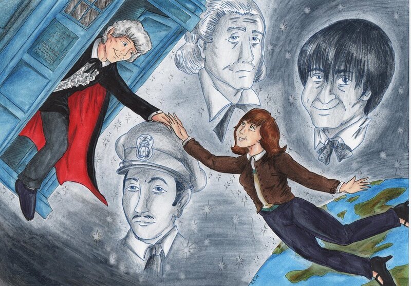 Doctor Who fan art collage