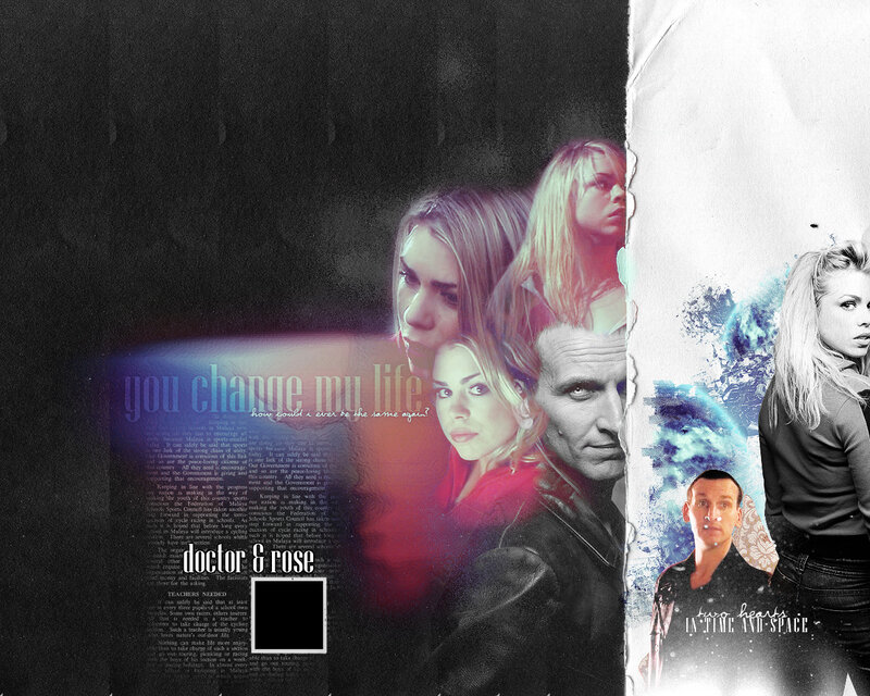Doctor Who fan art collage