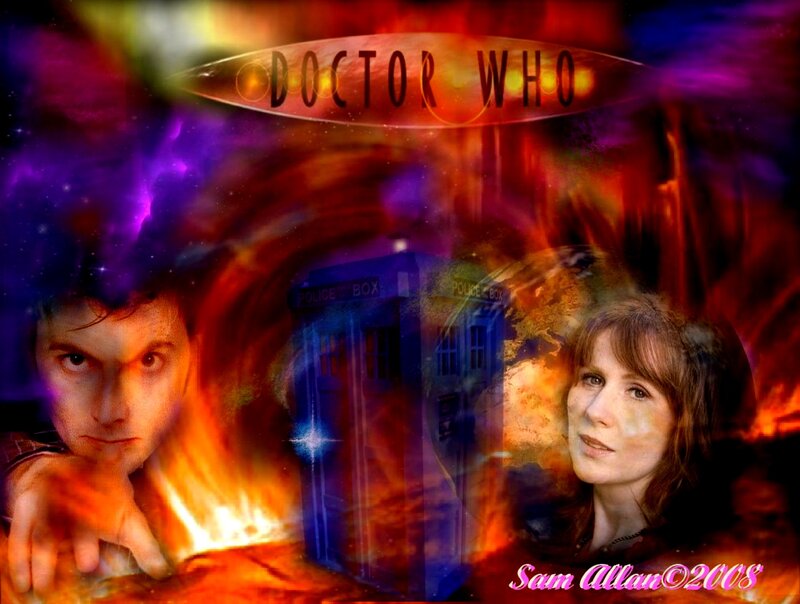 Doctor Who fan art collage