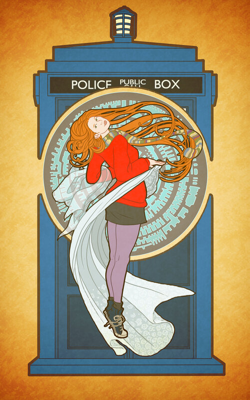 Doctor Who fan art illustration