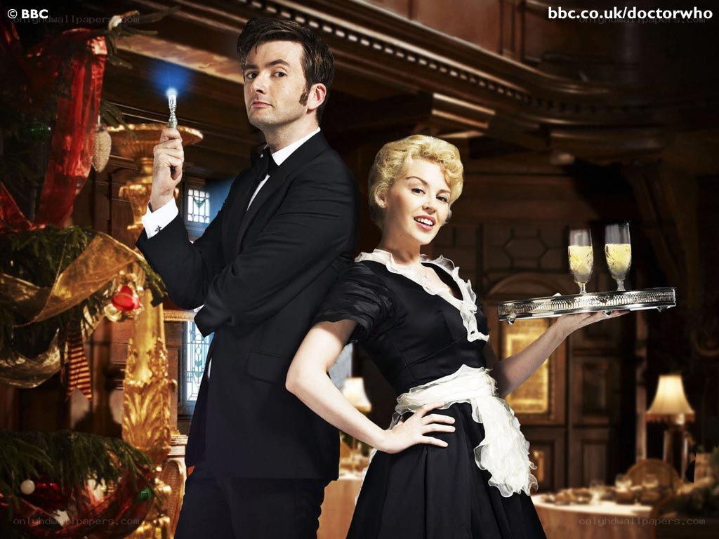 Doctor Who festive scene