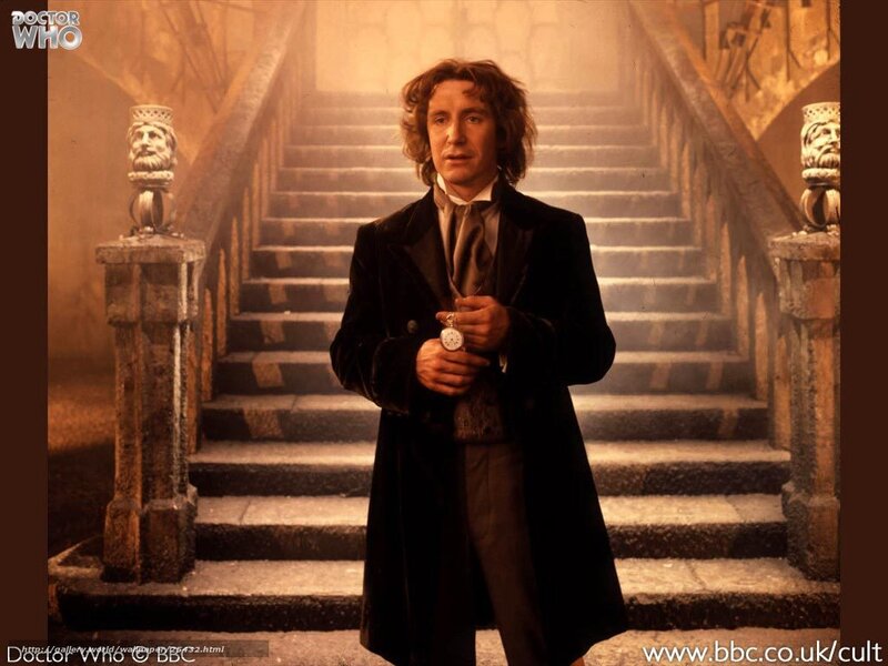 Doctor Who in a grand hall