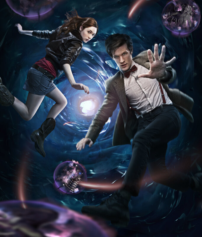 Doctor Who in a time vortex