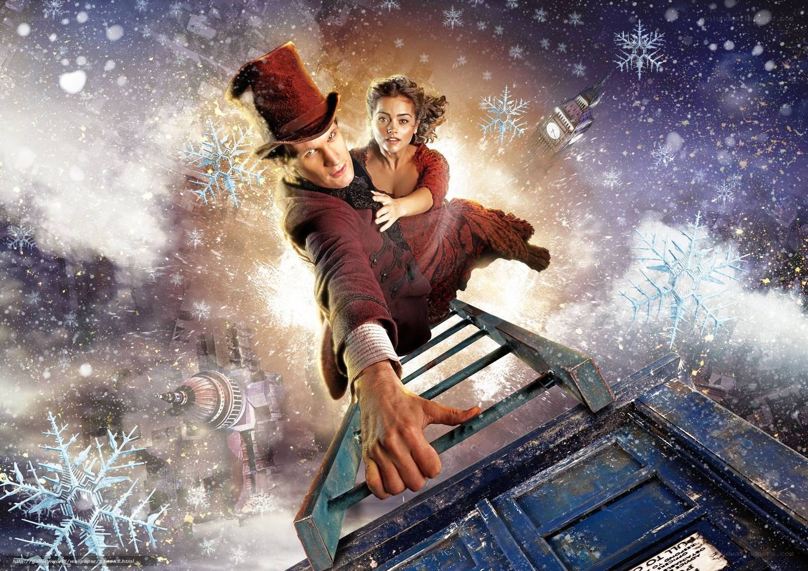 Doctor Who in snowy adventure