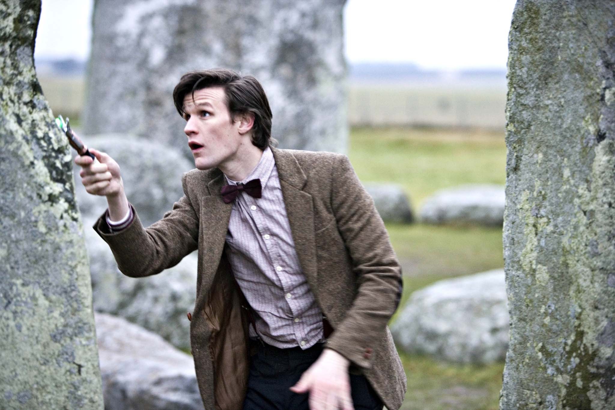 Doctor Who in stone circle