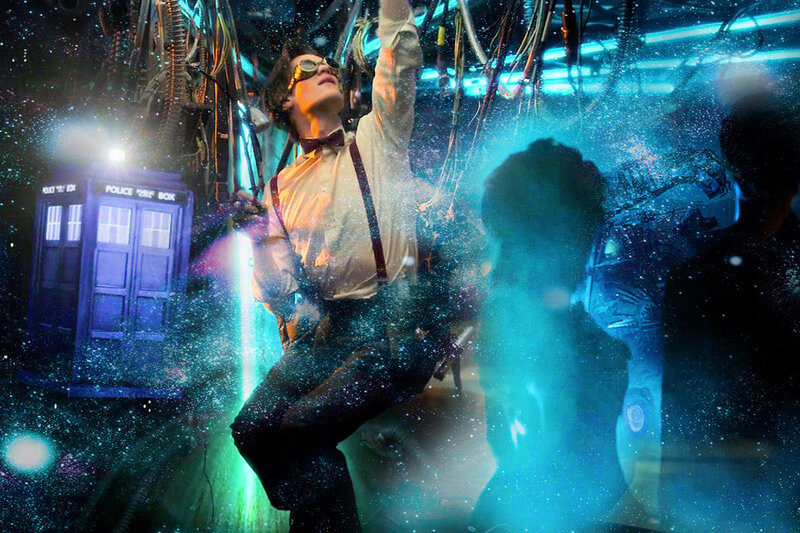 Doctor Who in the TARDIS