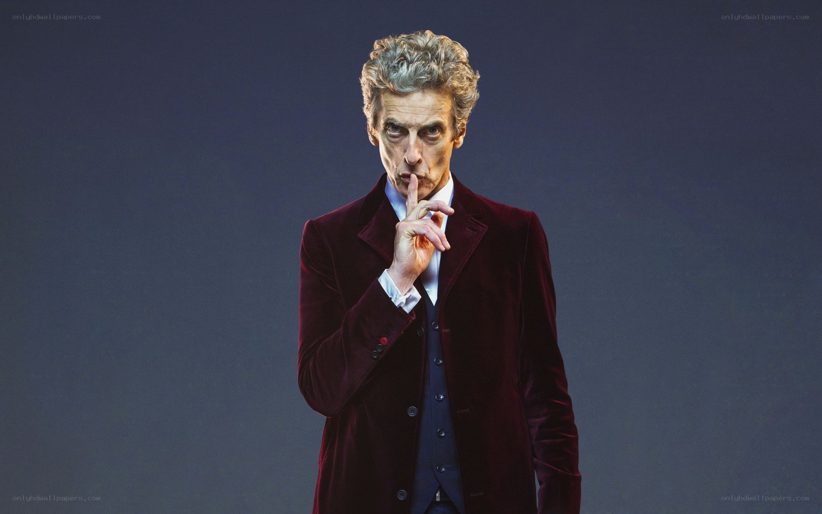 Doctor Who in velvet coat
