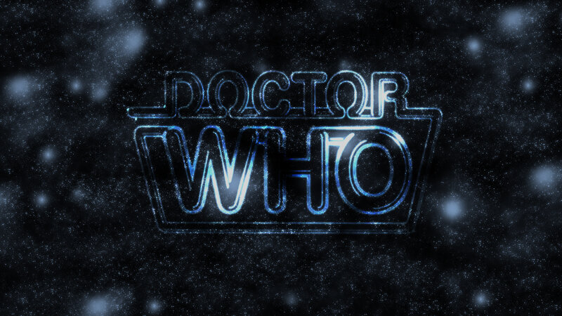 Doctor Who logo in space