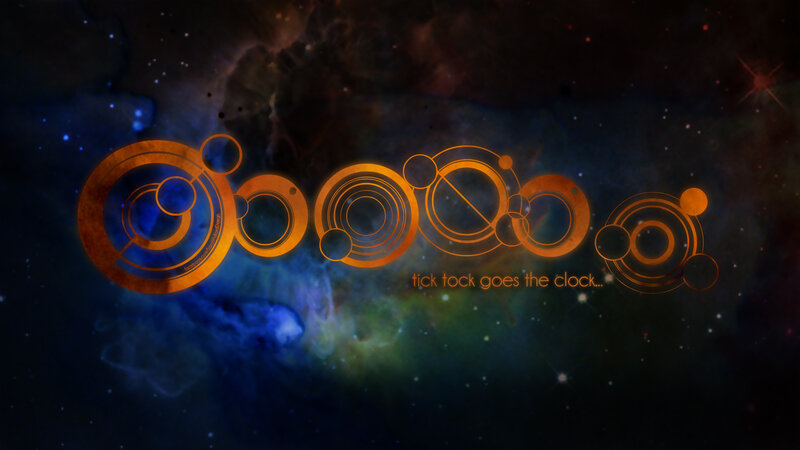 Doctor Who Logo — Orange