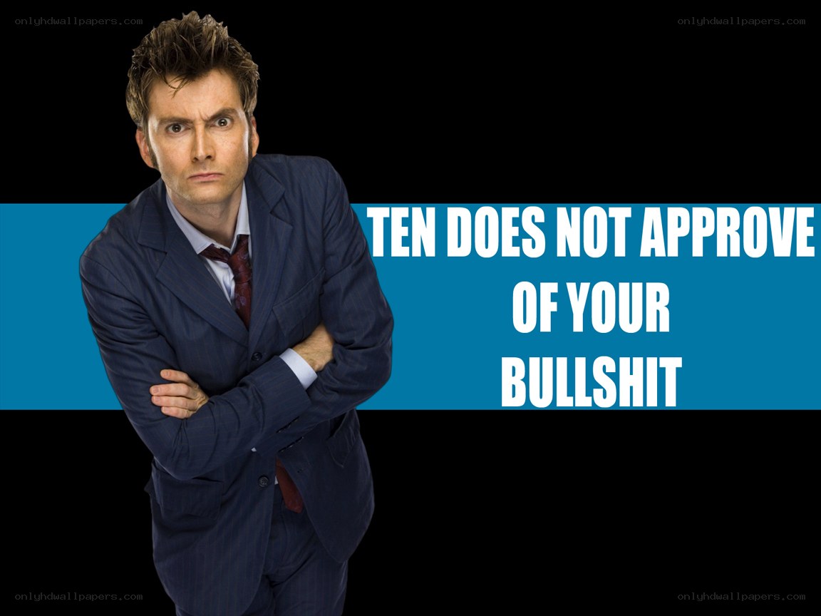 Doctor Who meme with text