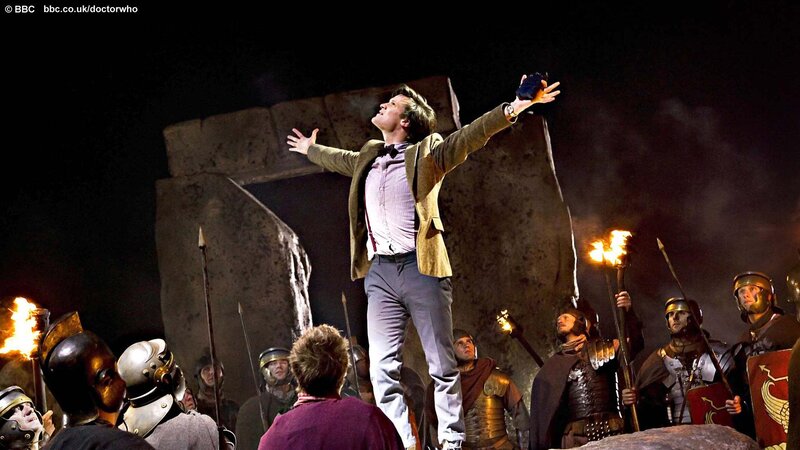 Doctor Who on Stonehenge