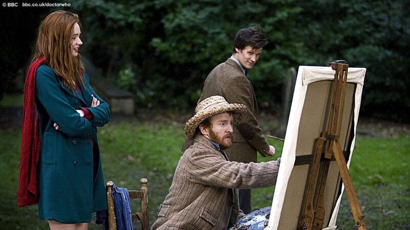 Doctor Who painting scene
