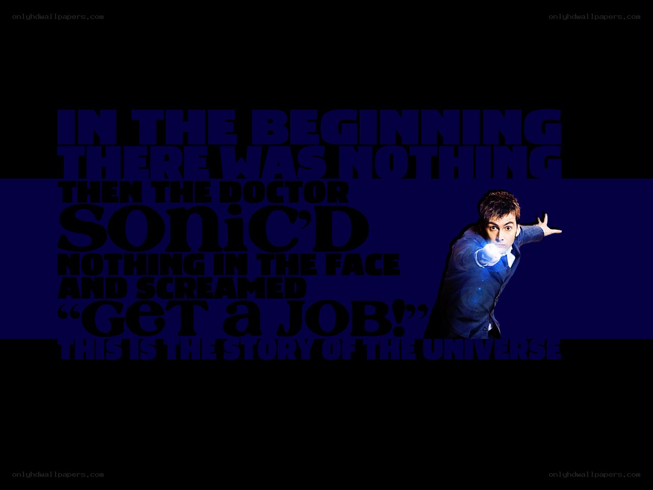 Doctor Who parody poster