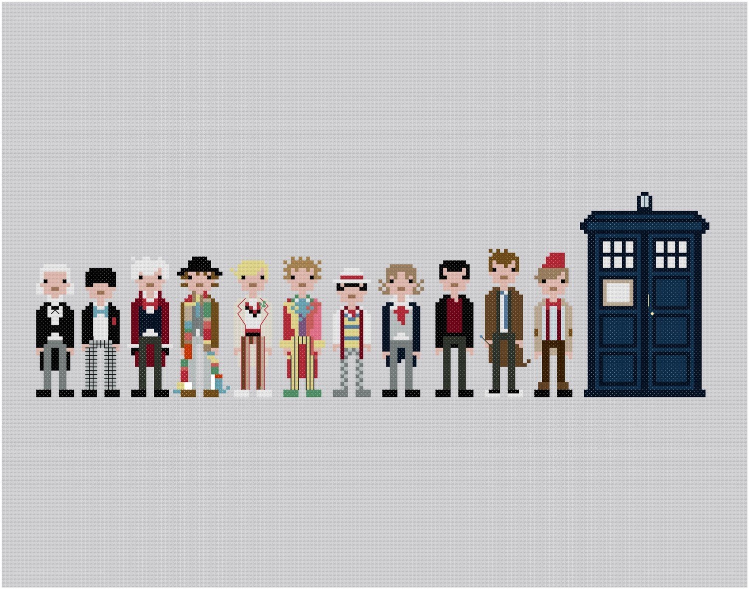 Doctor Who pixel art