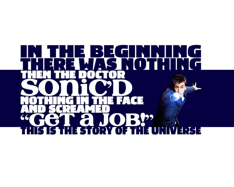Doctor Who quote wallpaper