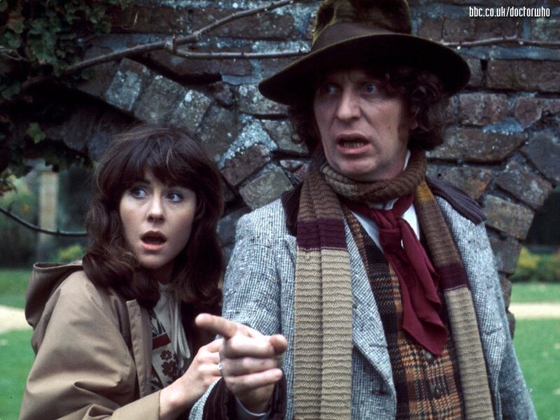 Doctor Who scene with companion