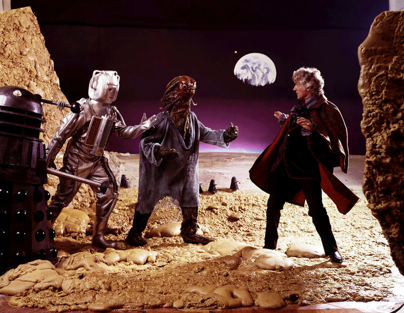 Doctor Who scene with Dalek