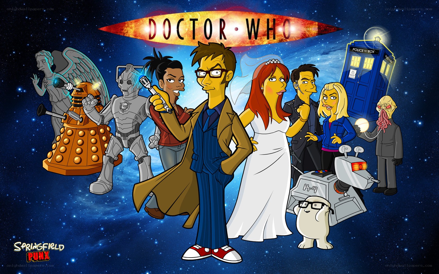 Doctor Who Springfield Puns