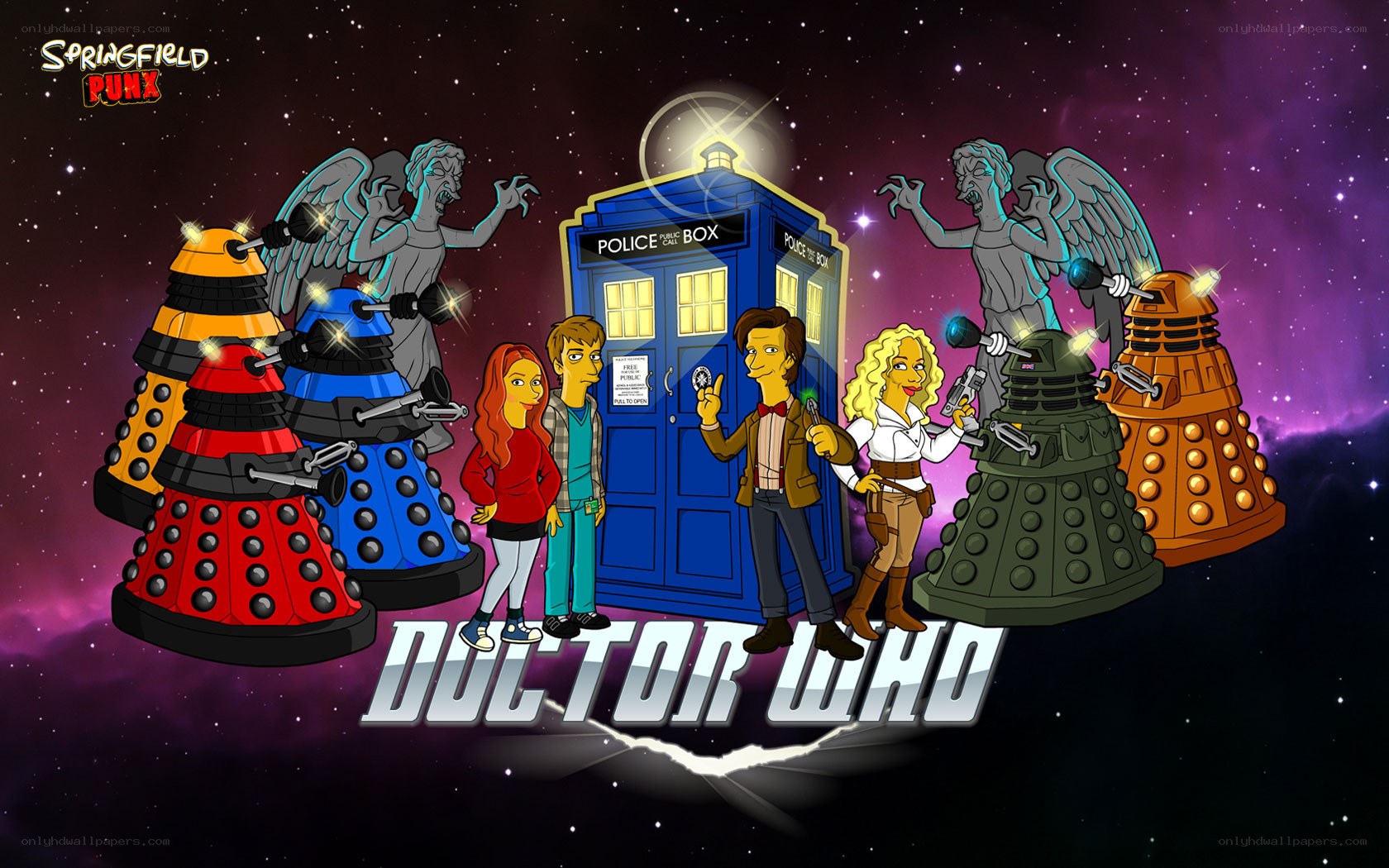 Doctor Who Springfield Puns