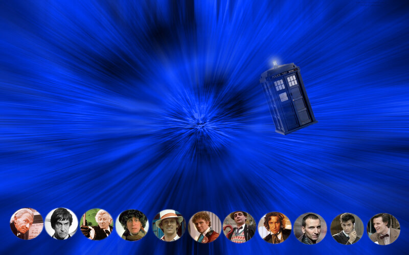 Doctor Who TARDIS collage
