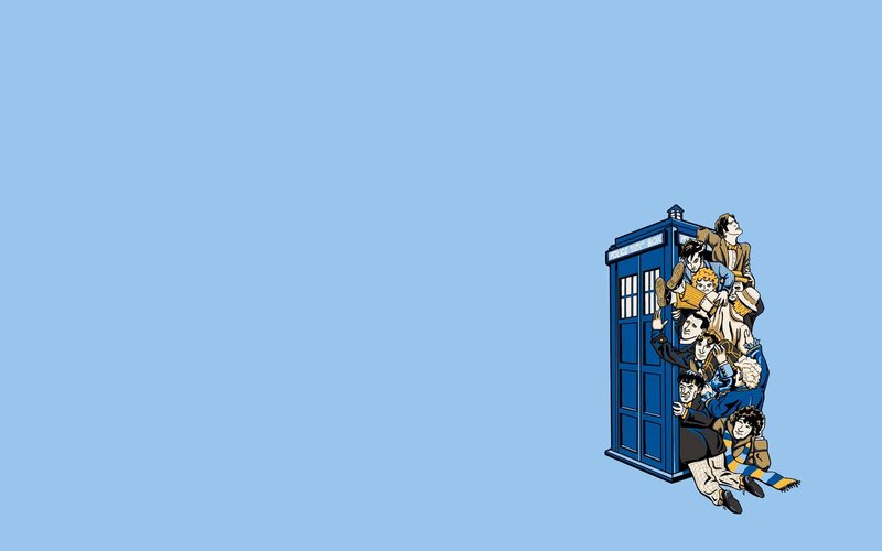 Doctor Who TARDIS collage