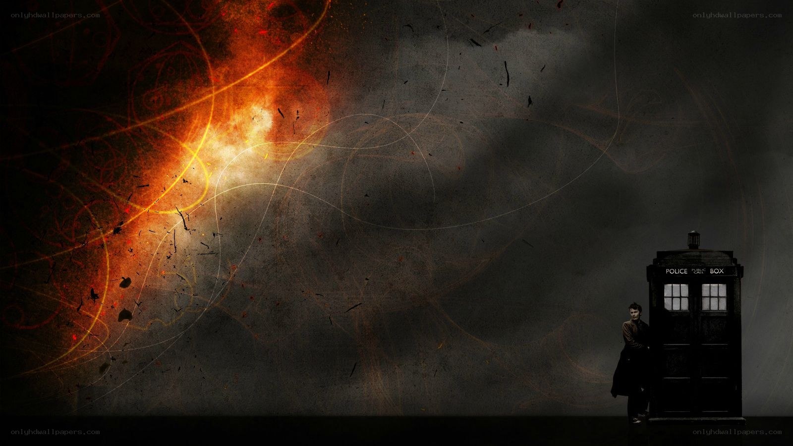 Doctor Who TARDIS explosion