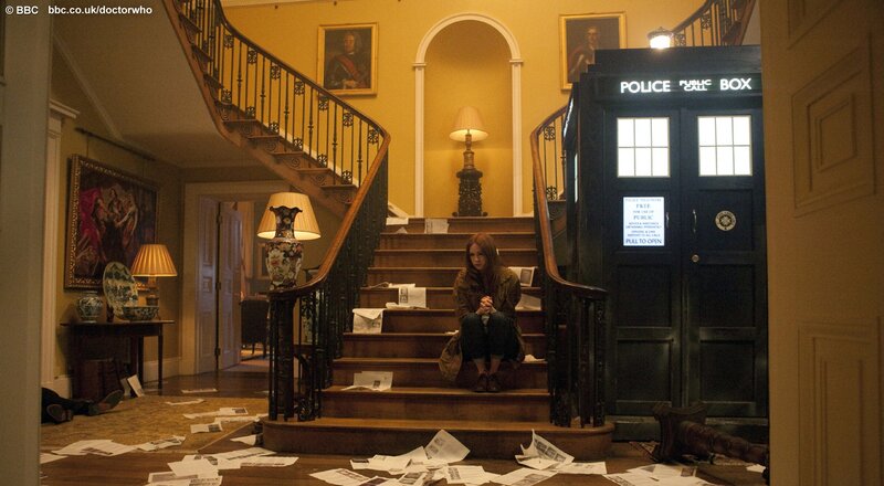 Doctor Who TARDIS in a mansion
