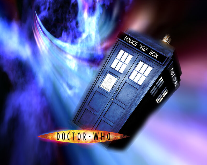Doctor Who TARDIS in space