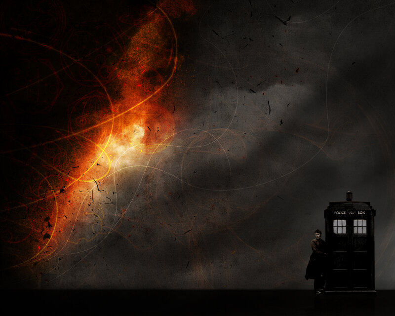 Doctor Who TARDIS scene