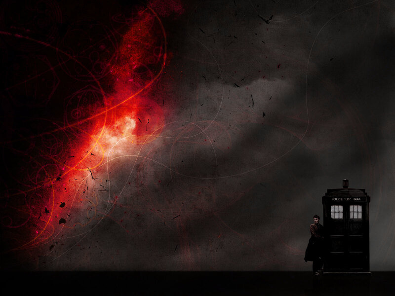 Doctor Who TARDIS scene