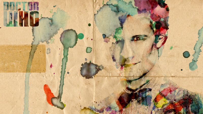 Doctor Who watercolor portrait