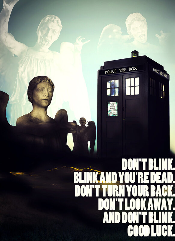 Doctor Who Weeping Angel poster