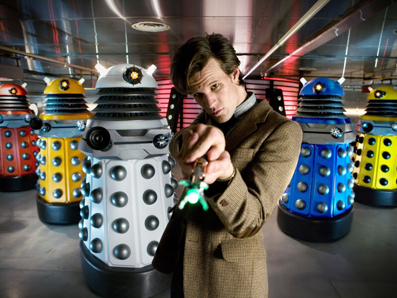 Doctor Who with Daleks
