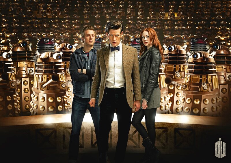 Doctor Who with Daleks