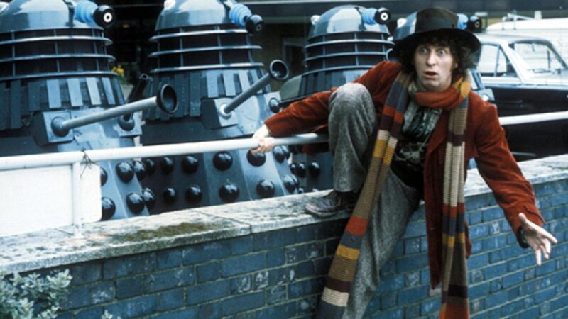 Doctor Who with Daleks