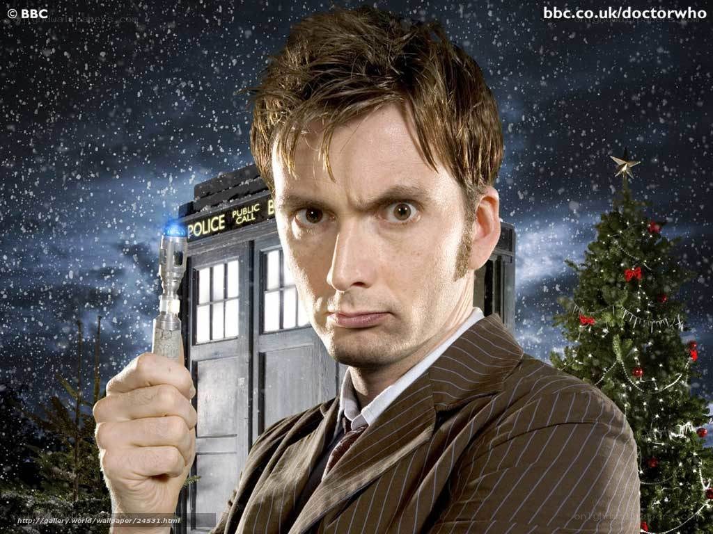 Doctor Who with sonic screwdriver