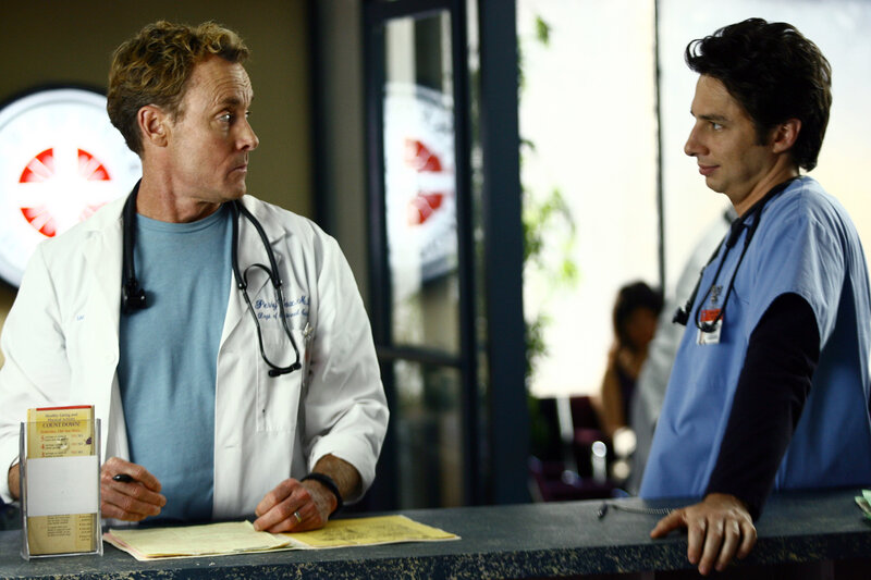 Doctors in hospital hallway