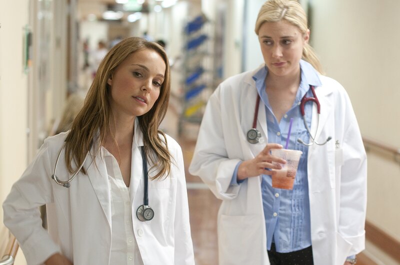 Doctors in hospital hallway