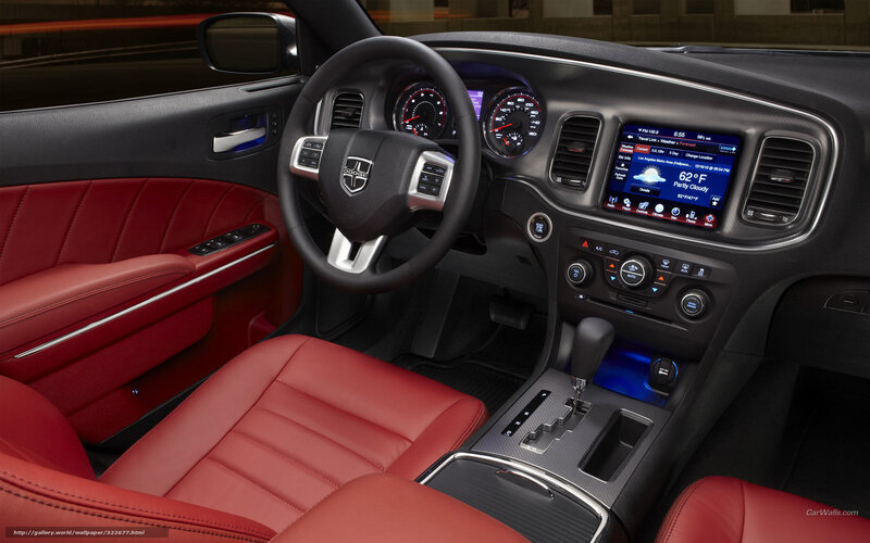 Dodge car interior dashboard