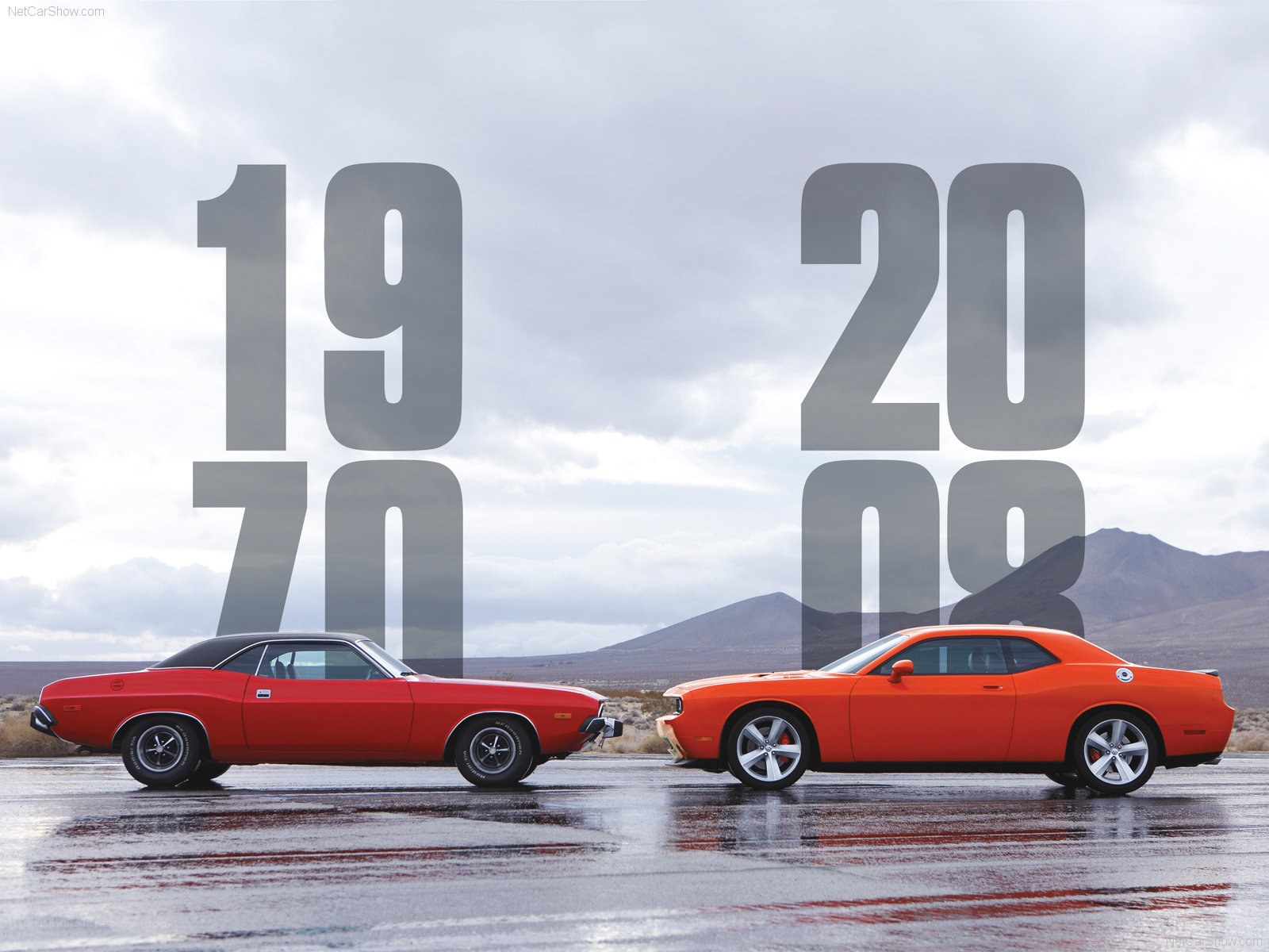 Dodge Challenger 1970 and 2008