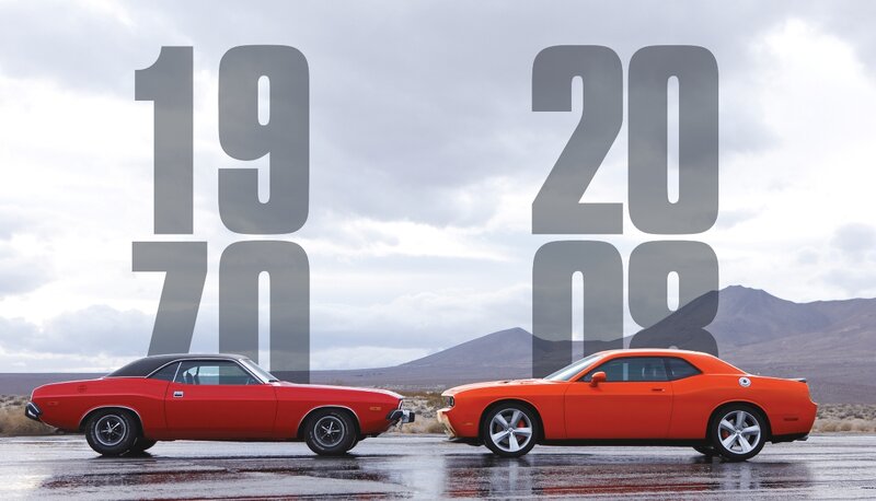 Dodge Challenger: 1970 vs 2008