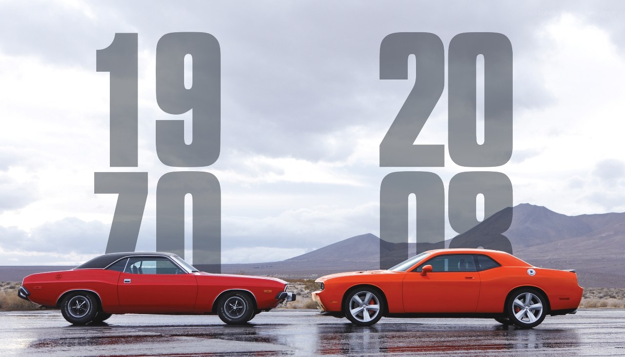 Dodge Challenger: 1970 vs 2008