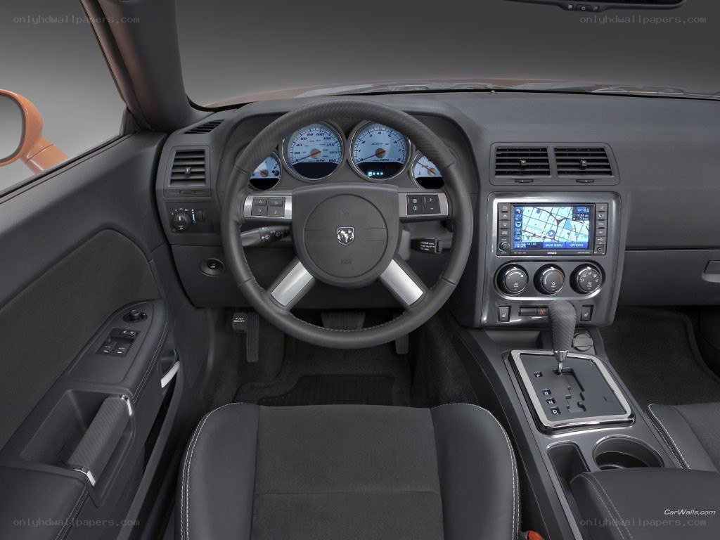 Dodge Challenger interior dashboard