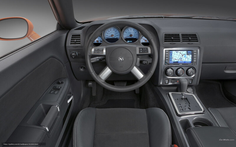 Dodge Challenger interior dashboard