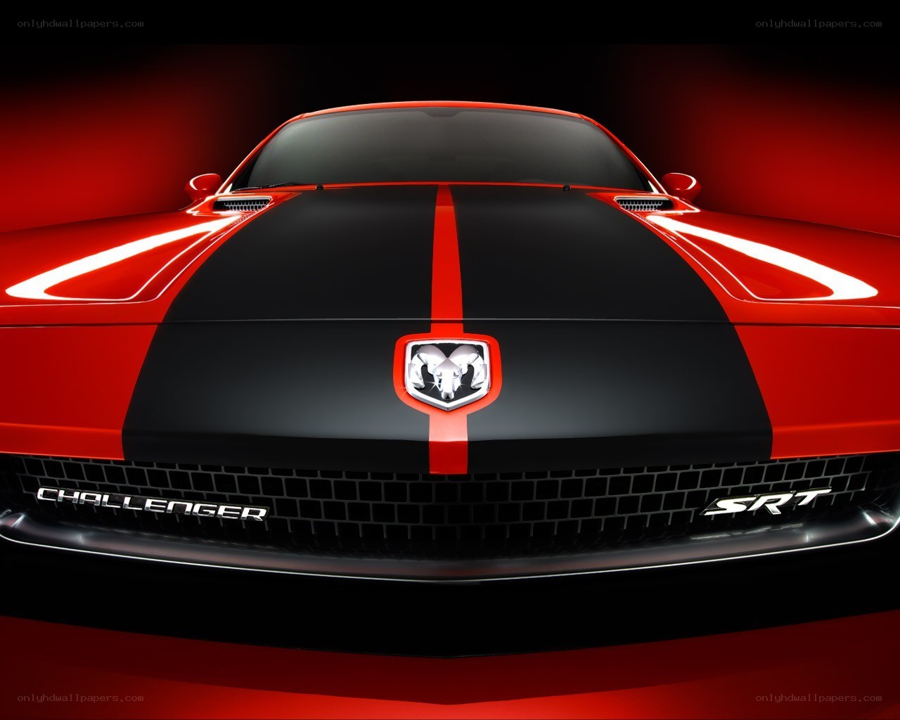 Dodge Challenger SRT front view