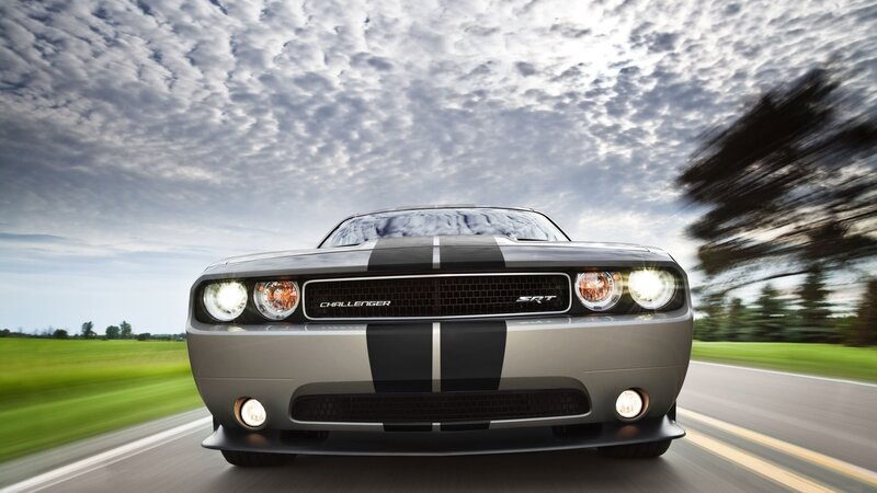 Dodge Challenger SRT in motion