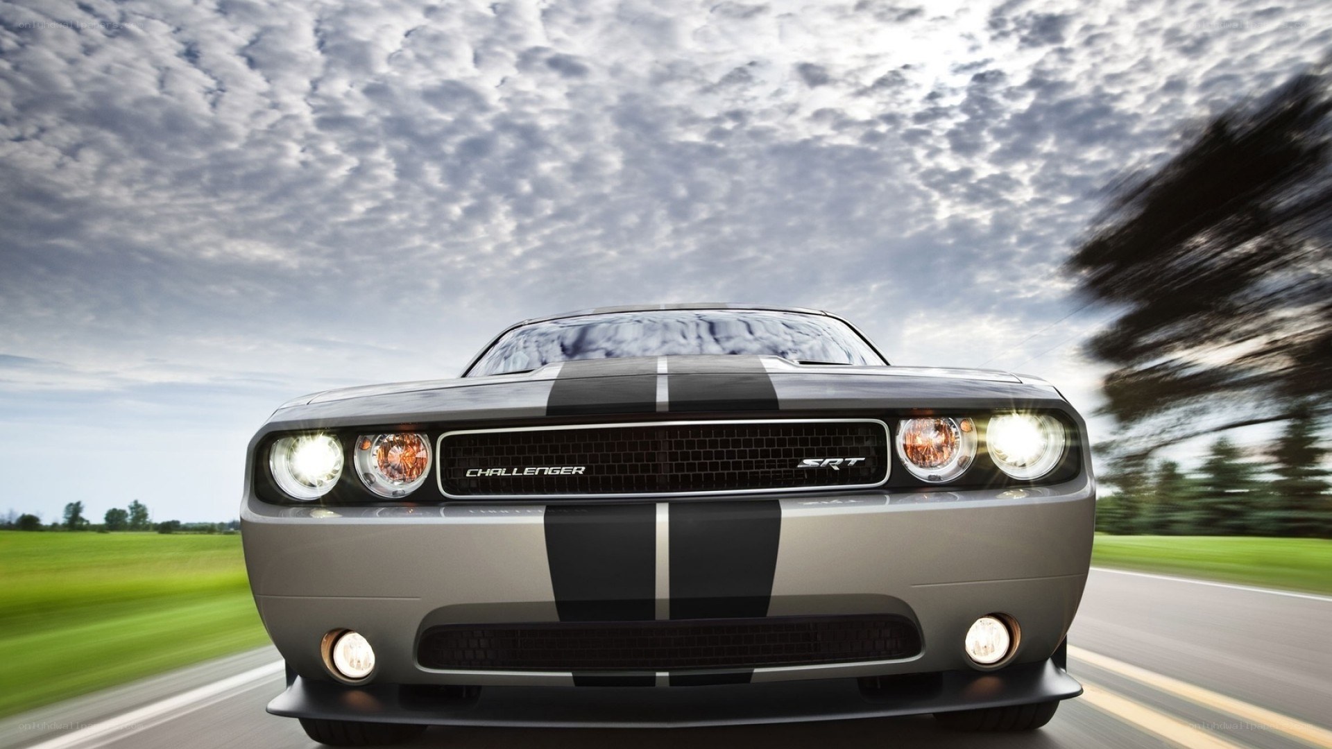 Dodge Challenger SRT in motion