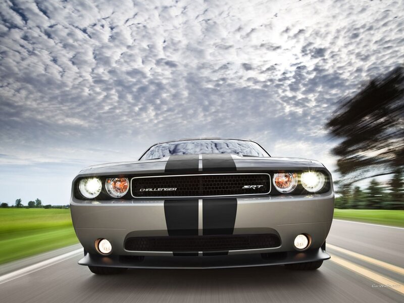 Dodge Challenger SRT in motion