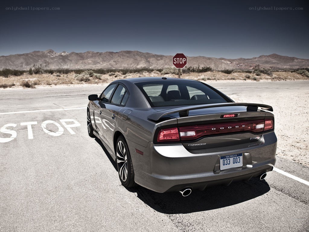 Dodge Charger in desert