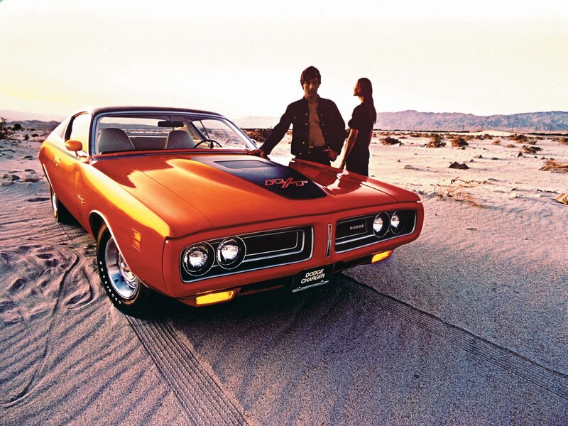 Dodge Charger in the desert